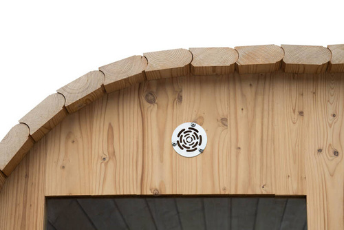 Sauna sucha fińska ogrodowa, 8-osobowa 210x210x300 cm