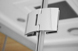 Kabino-sauna sucho-parowa z funkcją hydromasażu AQ-752, 180 x 110 x 223 cm, biała, lewa