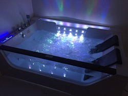 WANNA SPA Z HYDROMASAŻEM JACUZZI AQUAPEUTIC AQ-810, 2-osobowa 180x120x61cm lewa