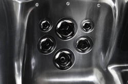 WANNA ZEWNĘTRZNA Z HYDROMASAŻEM AQUAPEUTIC 1661, 5-osobowa 200x200x80 cm, z obudową