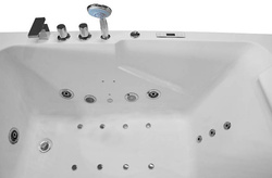 WANNA SPA Z HYDROMASAŻEM JACUZZI AQUAPEUTIC AQ-61, 1-osobowa 150x80x62 cm, prawa