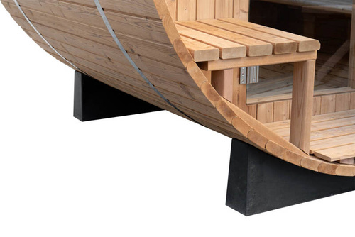 Sauna sucha fińska ogrodowa, beczka 180 x średnica 210 cm