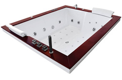WANNA SPA Z HYDROMASAŻEM AQUAPEUTIC AQ-1666, Turbo 2-osobowa, 150x180x67 cm, bez obudowy