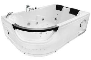 WANNA SPA Z HYDROMASAŻEM JACUZZI AQUAPEUTIC AQ-1665, 2-osobowa, 180x120x63 cm, prawa