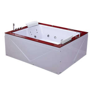 WANNA SPA Z HYDROMASAŻEM AQUAPEUTIC AQ-1666, 2-osobowa, 150x180x67 cm, z obudową