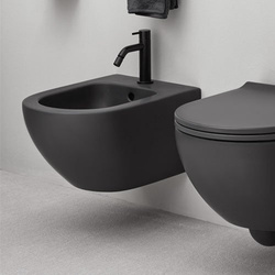 Misa wc wisząca Cielo Enjoy z deską wolnoopadającą, kolor basalto mat