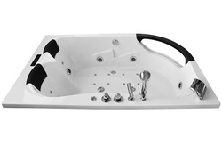 WANNA SPA Z HYDROMASAŻEM JACUZZI AQUAPEUTIC AQ-1665, 2-osobowa, 180x120x63 cm, prawa