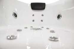 WANNA Z HYDROMASAŻEM NAROŻNA JACUZZI AQUAPEUTIC AQ-636 TOP, 2-osobowa 135x135x60 cm