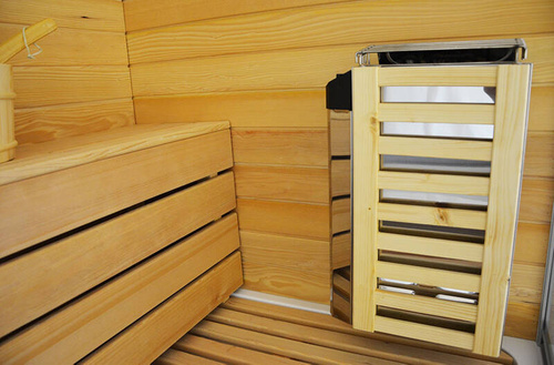 Kabino-sauna sucho-parowa z funkcją hydromasażu AQ-752, 180 x 110 x 223 cm, biała, lewa