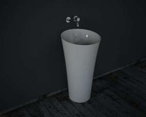 Umywalka wolnostojąca Ravon Saxo średnica 48 cm, kolor mat lub połysk