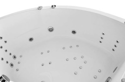 WANNA SPA Z HYDROMASAŻEM JACUZZI AQUAPEUTIC AQ-0031A, 2-osobowa 140x140x70 cm
