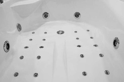 Wanna łazienkowa SPA z hydromasażem MO-631 PLUS, 2-osobowa 180x120x66cm lewa