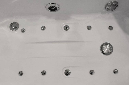 WANNA SPA Z HYDROMASAŻEM JACUZZI AQUAPEUTIC AQ-1633, PLUS 1-osobowa 168x86x60 cm, lewa