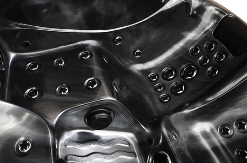 WANNA ZEWNĘTRZNA Z HYDROMASAŻEM AQUAPEUTIC 1661, 5-osobowa 200x200x80 cm, z obudową