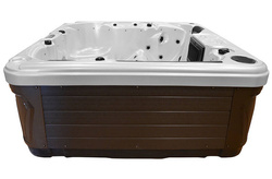 WANNA ZEWNĘTRZNA Z HYDROMASAŻEM AQUAPEUTIC 1662, 4-osobowa 200x200x80 cm, z obudową