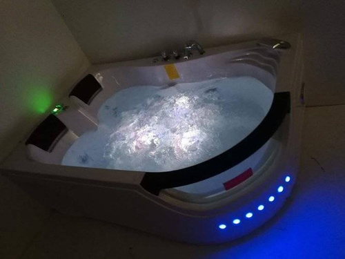 WANNA SPA Z HYDROMASAŻEM JACUZZI AQUAPEUTIC AQ-1665 PLUS, 2-osobowa, 180x120x63 cm, lewa