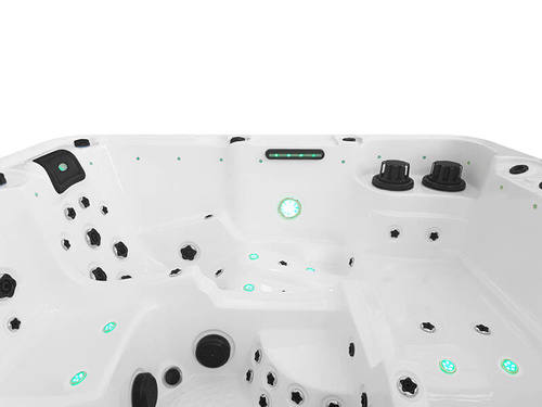 WANNA ZEWNĘTRZNA Z HYDROMASAŻEM AQUAPEUTIC 1313, 5-osobowa, 220x220x95 cm