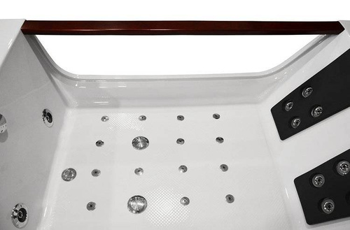WANNA SPA Z HYDROMASAŻEM JACUZZI AQUAPEUTIC AQ-808, 2-osobowa 180x120x61cm lewa