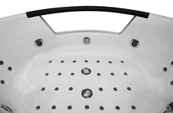 Wanna z hydromasażem narożna SPA AQ-1004 2-osobowa, 152x152x56 cm