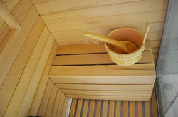 Kabino-sauna sucho-parowa z funkcją hydromasażu AQ-752, 180 x 110 x 223 cm, biała, lewa