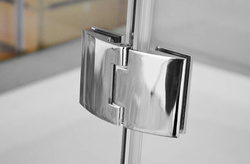 Kabino-sauna sucho-parowa z funkcją hydromasażu AQ-752, 180 x 110 x 223 cm, biała, lewa