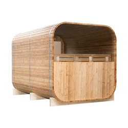 Sauna sucha fińska ogrodowa, 8-osobowa 210x210x300 cm
