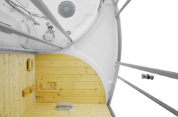 Kabino-sauna sucho-parowa z funkcją hydromasażu AQ-706,165X105X215 CM