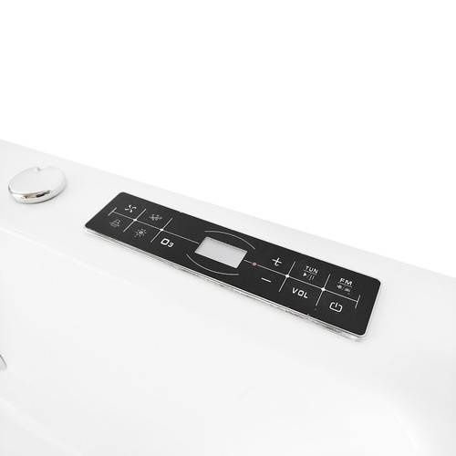 Wanna łazienkowa SPA z hydromasażem AQ-1684, 1-osobowa 170 x 85 x 195 cm, prawa