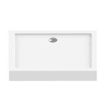 Brodzik Columbus z wypełnieniem styropianowym 120x80x14 cm, biały połysk