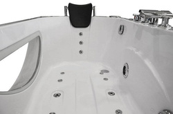 WANNA SPA Z HYDROMASAŻEM JACUZZI AQUAPEUTIC AQ-1633, PLUS 1-osobowa 168x86x60 cm, lewa
