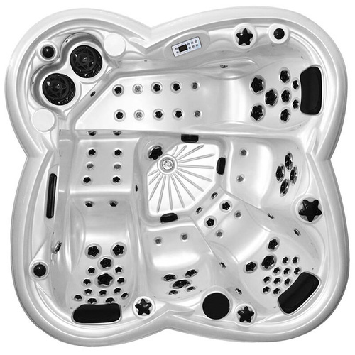 WANNA ZEWNĘTRZNA Z HYDROMASAŻEM AQUAPEUTIC 1538, 5-osobowa 220x220x99,5 cm