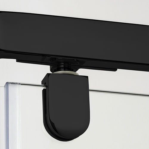 Kabina prysznicowa półokrągła New Komfort Black 90x90x195