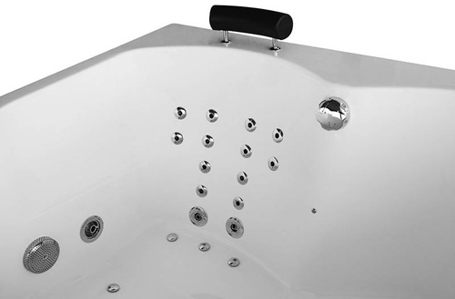 WANNA SPA Z HYDROMASAŻEM JACUZZI AQUAPEUTIC AQ-0031A, 2-osobowa 140x140x70 cm