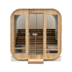 Sauna sucha fińska ogrodowa, 6-osobowa 210x210x240 cm