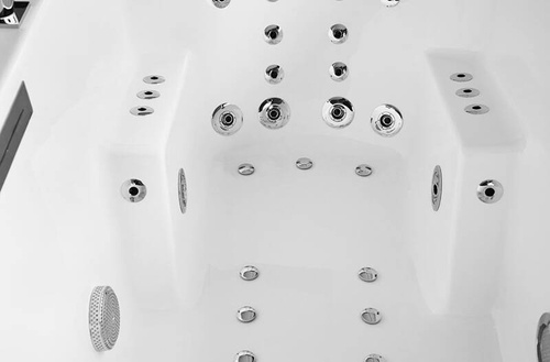 WANNA SPA Z HYDROMASAŻEM JACUZZI AQUAPEUTIC 0011A, 2-osobowa 180x90x70 cm