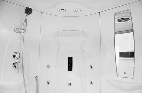 Kabino-sauna sucho-parowa z funkcją hydromasażu AQ-1549, 135X135X220 cm