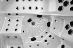 WANNA ZEWNĘTRZNA Z HYDROMASAŻEM AQUAPEUTIC 1538, 5-osobowa 220x220x99,5 cm