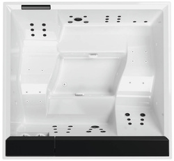 Wanna z hydromasażem Divina XXL Outdoor SPA Plus Novellini, 230x215x85 cm z pokrywą termiczną