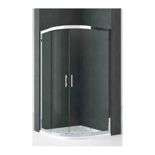 Kabina asymetryczna półokrągła przesuwna KALIR80120-1B