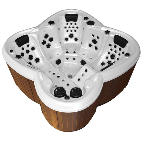 WANNA ZEWNĘTRZNA Z HYDROMASAŻEM AQUAPEUTIC 1538, 5-osobowa 220x220x99,5 cm