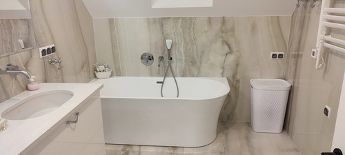 WANNA WOLNOSTOJĄCA SIRENA WALL 170X78X60, strona lewa