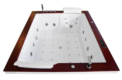 WANNA SPA Z HYDROMASAŻEM AQUAPEUTIC AQ-1666, 2-osobowa, 150x180x67 cm, z obudową