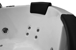 Wanna z hydromasażem narożna SPA AQ-1004 2-osobowa, 152x152x56 cm