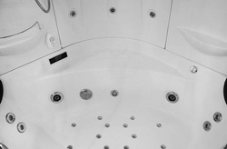 Kabino-sauna sucho-parowa z funkcją hydromasażu AQ-1549, 135X135X220 cm