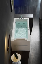 WANNA SPA Z HYDROMASAŻEM JACUZZI AQUAPEUTIC AQ-1802, 1-osobowa, 150x73x60 cm