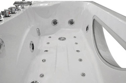 WANNA SPA Z HYDROMASAŻEM JACUZZI AQUAPEUTIC AQ-1633, PLUS 1-osobowa 168x86x60 cm, lewa