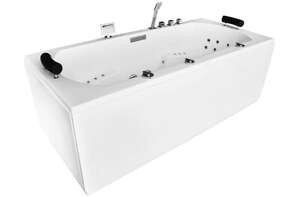 WANNA SPA Z HYDROMASAŻEM JACUZZI AQUAPEUTIC 0011A, 2-osobowa 180x90x70 cm