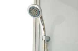 Kabino-sauna sucho-parowa z funkcją hydromasażu AQ-752, 180 x 110 x 223 cm, biała, lewa