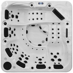 WANNA ZEWNĘTRZNA Z HYDROMASAŻEM AQUAPEUTIC 1343 6-osobowa, 230X230X95 CM