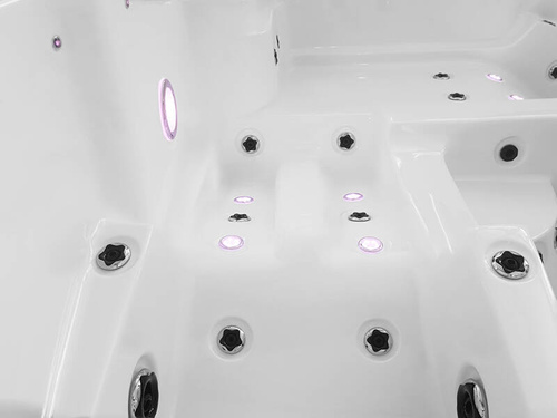 WANNA ZEWNĘTRZNA Z HYDROMASAŻEM AQUAPEUTIC 1313, 5-osobowa, 220x220x95 cm